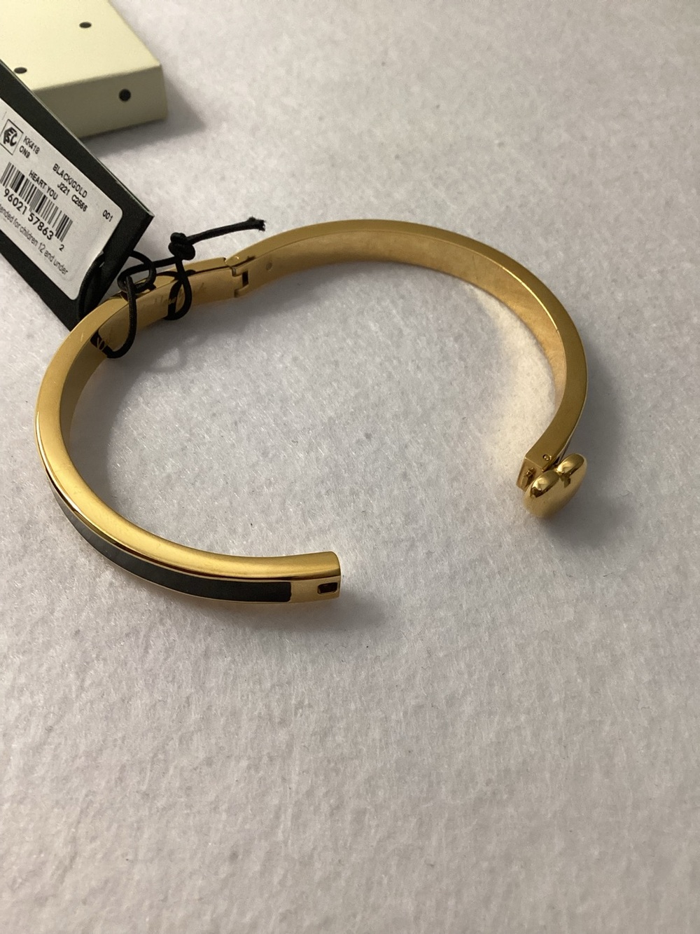 Kate Spade Heart You Enamel Hinged Bangle - Picture 4 of 10